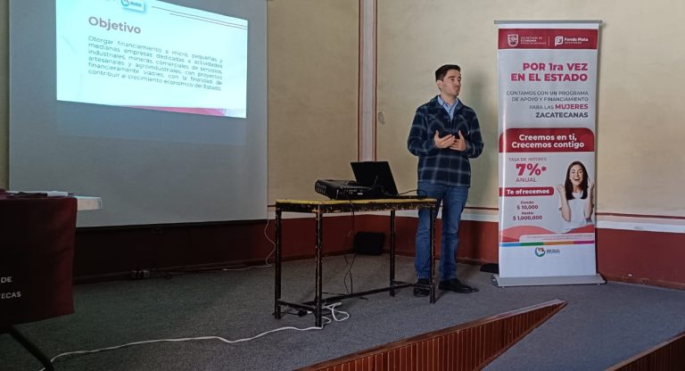 PLATICA INFORMÁTIVA SOBRE LOS PRODUCTOS FINANCIEROS DE FONDO PLATA ZACATECAS, EN SOMBRERETE, ZACATECAS