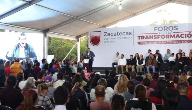 FONDO PLATA ZACATECAS PRESENTE EN EL FORO POR LA TRANSFORMACIÓN EN GUADALUPE, ZACATECAS.